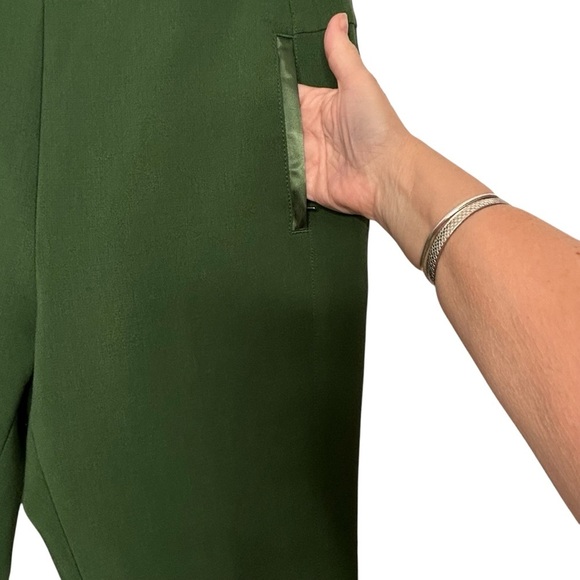 Anthropologie Cartonnaire Charlie Green Tapered Side Zipper Ski-Lodge Pants 10 - Picture 11 of 14